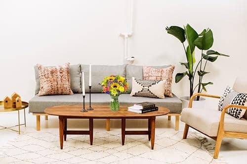 Benchmark Bouquets - Flowering Fields (Glass Vase Included) - Fresh Flowers for Delivery - Gift for Birthday, Anniversary, Sympathy, Get Well, Congratulations, Thanksgiving, Christmas