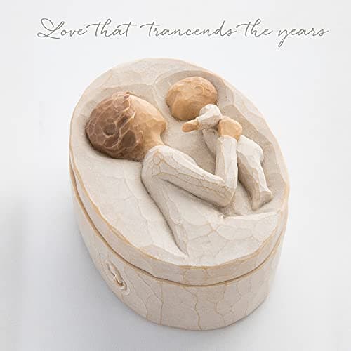 Willow Tree Grandmother, Love that Transcends the Years, Box for Jewelry and Treasures, Reminder of Those you Love who Call you Grandma, Sculpted Hand-Painted Keepsake Box