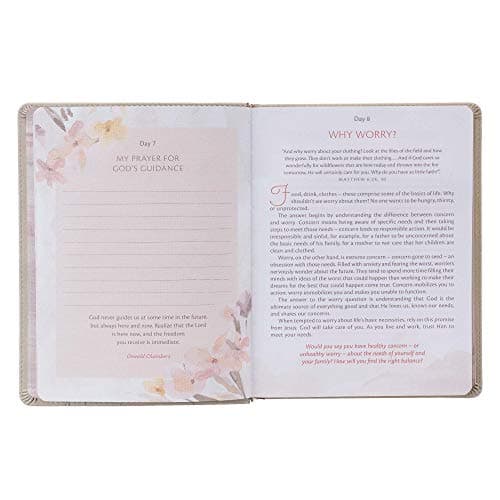 My Quiet Time Devotional - 365 Devotions for Women To Bring You Into The Peace Of The Presence of God Cappuccino, Faux Leather Flexcover Gift Book w/Ribbon Marker