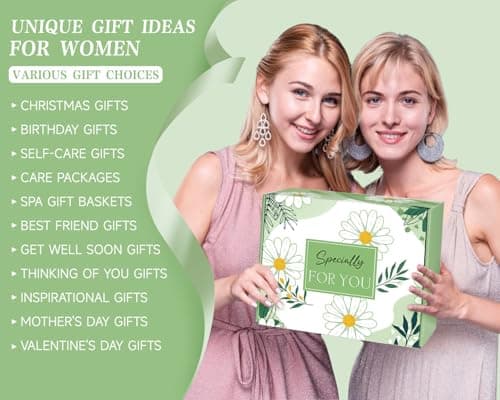 Birthday Gifts for Women Self Care Friendship Gifts, Vanilla Relaxing Spa Gifts Basket Care Package w/ Luxury Flannel Blanket 20 Oz Tumbler, Unique Mothers Day Gift Idea for Mom Her Friend Sister Wife