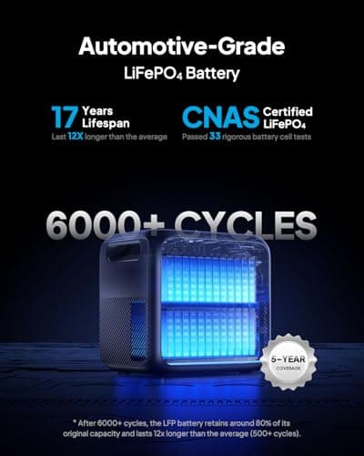 BLUETTI Solar Generator Elite 200 V2, 2073.6Wh LFP Battery Backup w/ 4 2600W AC Outlets (3900W Power Lifting), 17-Year Lifespan, Portable Power Station for Camping, Off-grid