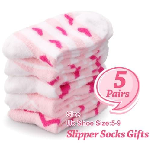 Valentines Day Gifts for Her Fuzzy Socks Gifts for Women Mom Wife Girlfriend Galentines Day Christmas Birthday
