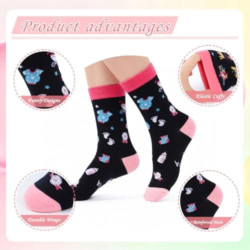 New Parent Grandparent Socks First Time New Mom Dad Grandma Grandpa to be Christmas Mother's Father's Day Gift