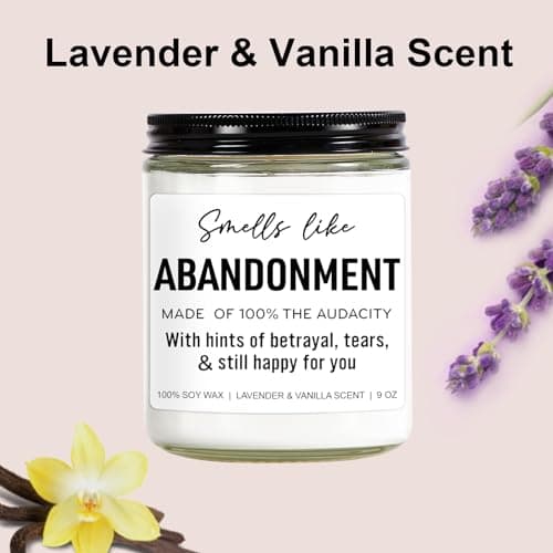 Funny Scented Candle, Coworker Leaving Gifts for Women, Men - Going Away, Goodbye, Farewell Gifts for Coworkers, Friends, Boss, Work Bestie - Retirement, Moving Away Present Ideas - 9 oz