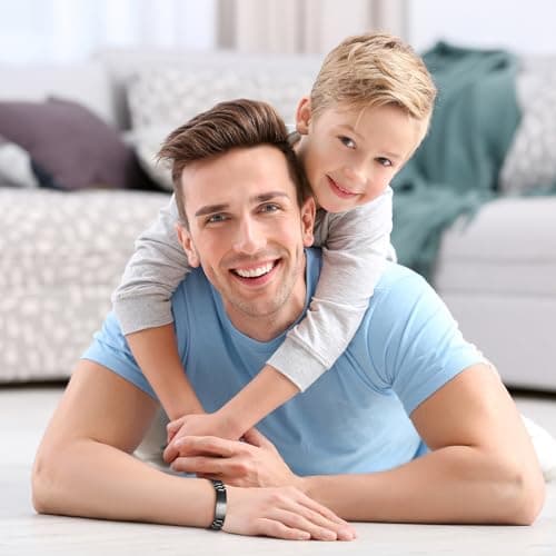 To My Man Boyfriend Husband Son Bracelet Gifts, Stainless Steel American Flag Watch Link Bracelet Valentines Christmas Jewelry Gifts for Men Him