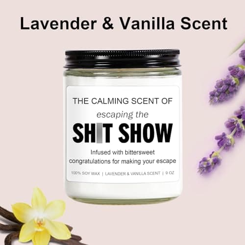 Sarcastic Candles, Going Away, Goodbye, Farewell Gifts for Coworkers - Retirement, Coworker Leaving Gifts for Women, Men - Leaving Job, Moving Away Presents for Friends, Boss, Work Bestie