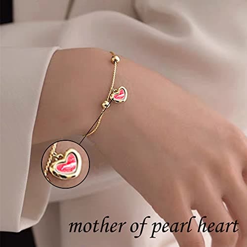 SmileBelle Christmas Gifts Best Friendship Bracelets for 2/3 Sisters Bracelets, Best Friend for Women 14K Gold Adjustable Besties Matching Bracelet, Friends Jewelry Stocking Stuffer for Women Girl