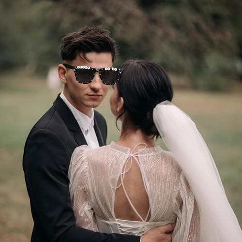 Bachelor Party Groom Sunglasses for Man, Wedding Groom To Be Glasses for Bachelor Party Beach Wedding Groom To Be Party Gift