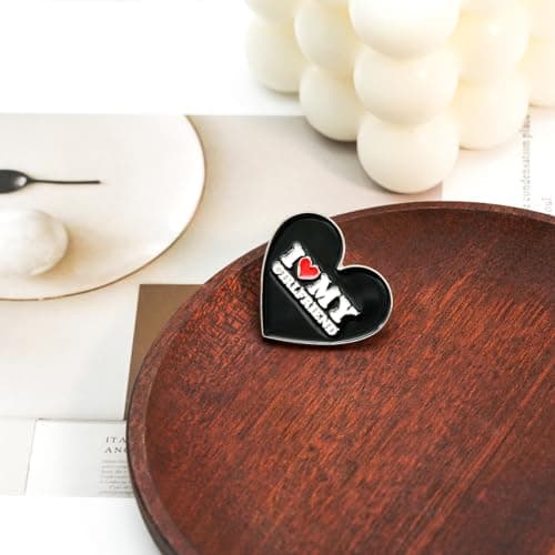 Ronglry I Love My Gir.lfriend Pin Cute Gifts for Boyfriend Funny Boyfriend Gift Ideas on Anniversary Valentines Birthday Gifts for Him I Heart My Gir.lfriend Pins for Men