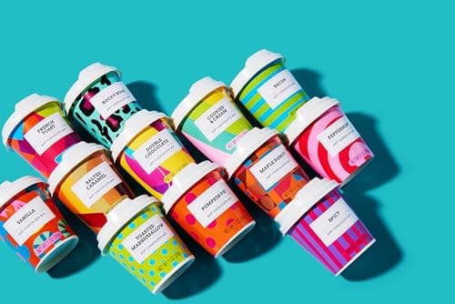 BomBombs, Hot Chocolate Mix Gift Set with Mini Cup Packaging, Dessert Flavors Include Rocky Road, Cookies Butter, Pumpkin Pie & More, Set of 12