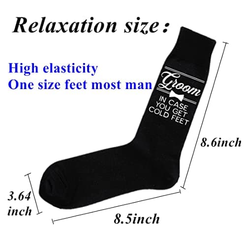 Groomsman Gifts For Men Wedding Gifts Novelty Socks Funny Proposal Gifts Groom Bestman 100% Cotton Crew Socks