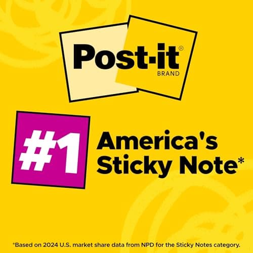 Post-it Super Sticky Notes-to-go Pop-Up Notes, 3 in. x 3 in., 6 Dispensers with 540 Total Pastel Sticky Notes in Pink Salt Color, Great for School, Office, Classroom, or Home