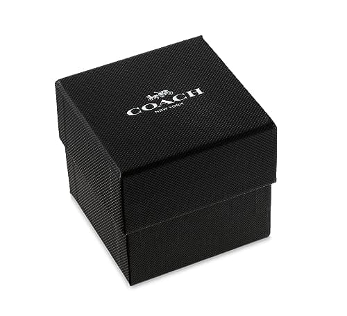 Coach Elliot 2H Quartz Watch for Men - Stainless Steel Wristwatch - Classic, Minimalist - Water Resistant 3 ATM/30 Meters - Premium Fashion Timepiece for Everyday Wear - 41mm