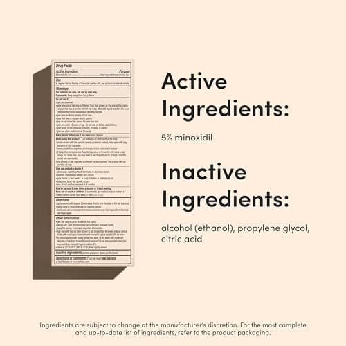 hims Extra Strength Hair Regrowth Treatment for Men with 5% Topical Minoxidil Solution for Hair Loss and Thinning Hair, Unscented, 2 Pack