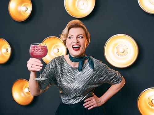 NewEleven 50th Birthday Gifts For Her, Women - Vintage 1975 50th Birthday Decorations For Women - 50 Year Old Present Ideas For Wife, Mom, Grandma, Aunt, Friends, Female - 16 Oz Wine Glass