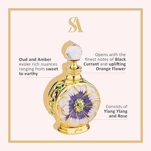 Swiss Arabian Layali - Luxury Products From Dubai - Long Lasting And Addictive Personal Perfume Oil Fragrance - A Seductive Signature Aroma - 0.5 Oz