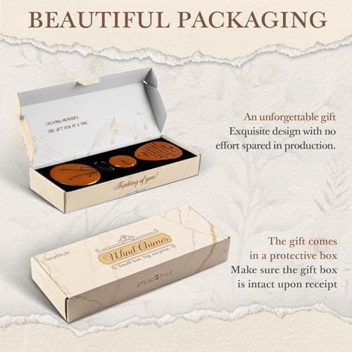 SteadStyle Happy Anniversary Decorations for Couples, Parents, Husband, Wife, Wedding Anniversary Keepsake Wind Chimes