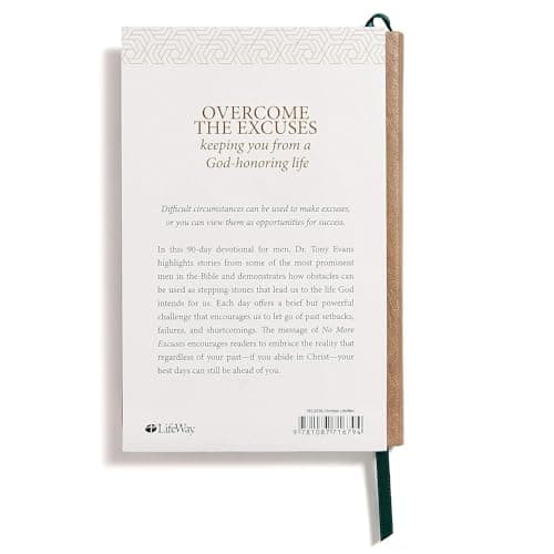 No More Excuses: A 90-Day Devotional for Men