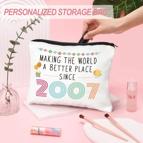 18th Birthday Gifts for Girls, Best Popular Unique Gifts for 18 Year Old Girls Born in 2007, In My 18th Bday Era Gift Set with 18 Fabulous Gift, Happy 18 Year Old Girl Birthday Present Ideas