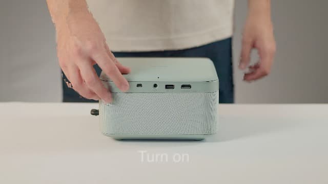 Epson EpiqVision Mini EF21 Portable Smart Laser Projector, Bright 1,000 Lumens, FHD 1080p HDR, 3-Chip 3LCD, Google TV, Netflix, Stereo Speakers, Family Party/Outdoor Backyard/Home Theater - White