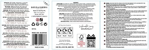 Baylis & Harding Gift Set for Women - Luxury Bath & Skincare - Moonlight Fig - 6-Pack