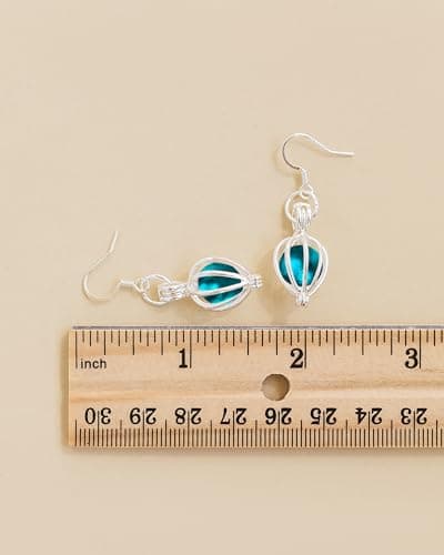 Bottled Up Designs Handmade Drop Earrings, Eco Friendly, Recycled Vintage Bottles, Made in USA, Birthday Gifts, Mothers Day, Women, Anniversary