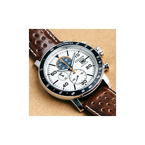 Citizen Men's Eco-Drive Weekender Brycen Chronograph Watch Stainless Steel Case