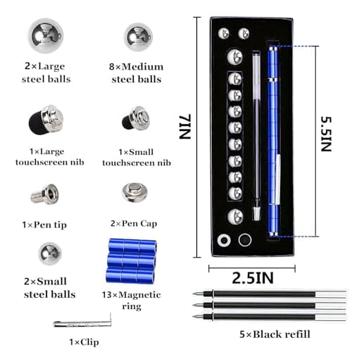 Magnetic Fidget Pen Toys for Teens- Unique Birthday Gifts for Young Men Fun Gifts for Teenage Boys Novelty Christmas Stocking Fillers Gadget for 8 10 11 12 13 14 15 Year Old Boy Engineer Gifts
