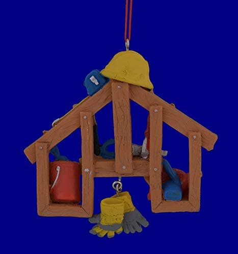 Kurt Adler Construction Tools Resin Xmas Ornament