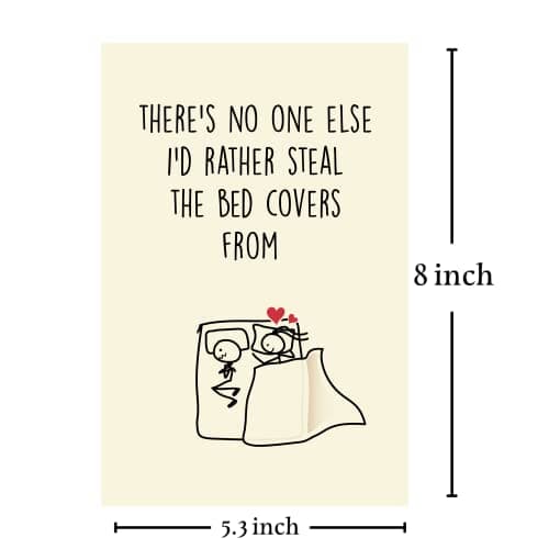 Cheerin Funny Anniversary Card with Envelope - Hilarious Greeting Card for Couples - Birthday Gift for Husband or Boyfriend from Wife or Girlfriend