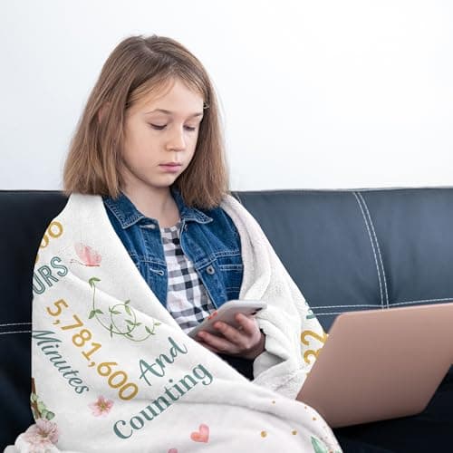 Birthday Gifts for 11 Year Old Girls, 11 Year Old Girl Birthday Gifts, 11th Birthday Decorations Gifts for Girls, Best Birthday Presents Ideas for 11 Yr Old Girl Throw Blanket 60"x50"