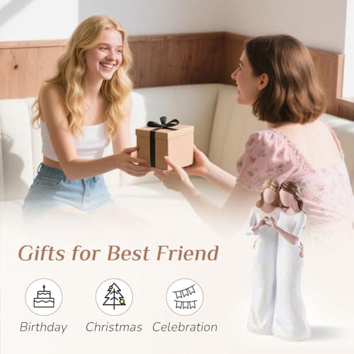 Sister Figurines - Best Friends Gifts for Women, Bestie Friendship Christmas & Birthday Gift