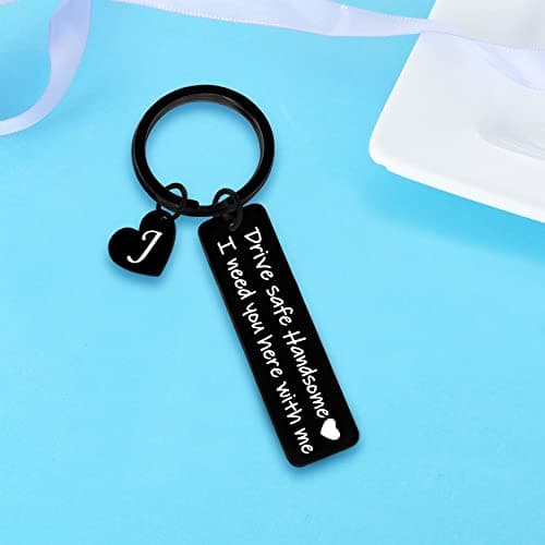Nimteve Drive Safe Keychain - Handsome Gifts For Him, Dad, Husband, Boyfriend