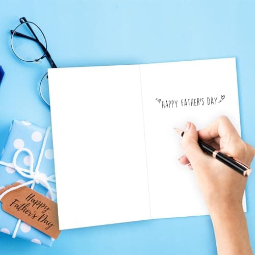 Funny Fathers Day Card for Step Dad,Happy Father's Day Gifts from Step Daughter Son,Bonus Dad Fathers Day Card Gift