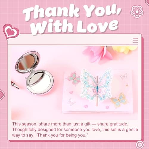 Birthday Gifts for Women - Cherry Blossom Spa Gift Box with Tumbler, Self Care Package for Mom Wife Sister Friend Grandma, Thank You Relaxation Basket for Mother’s Day Valentine’s Day Christmas (Pink)