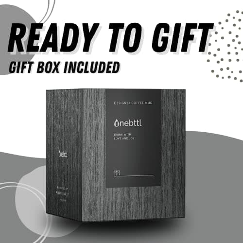 Onebttl Coffee Mug With Wrench Spanner Handle - Dad Gifts From Daughter and Son, 13.5oz Funny Ceramic Mug for Father's Birthday, Father's Day, Christmas - Dad Can Fix