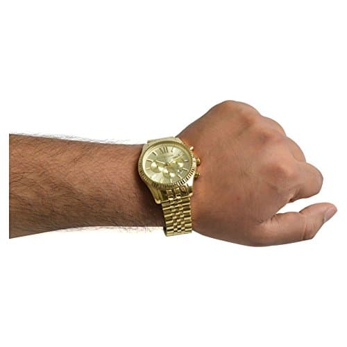 Michael Kors Lexington Men's Watch, Stainless Steel Bracelet Watch for Men