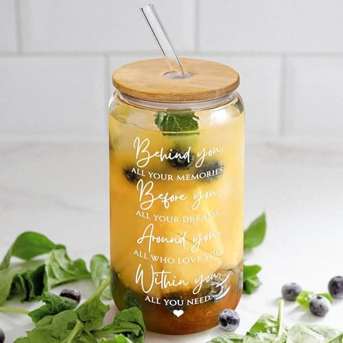 Graduation Gifts - Graduation Gifts 2025 High School - College Grad Gift for Her, Him, Women, Men, Graduates, Friends, Sister - Graduate Gift Ideas - Class of 2025 Cup - 16 Oz Can Glass