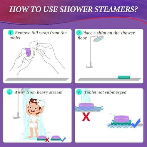 Shower Steamers Aromatherapy - 21Pcs Birthday Gifts for Women, Wife, Mom, Essential Oil, Nasal Relief, Self Care Home Spa Gifts for Woman, Elephant Christmas Gifts for Adults, Women, Teachers, Her