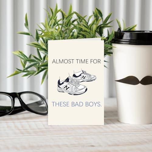 Funny Father's Day Card for Husband, New Dad Gifts from Wife, First Time Dad Gifts Hilarious Shoes