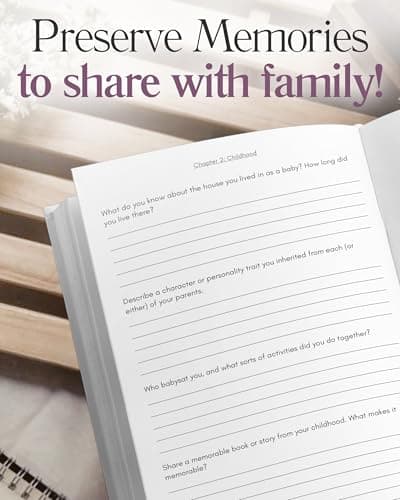 Grandma's Life Story Journal (Hardcover): A Meaningful Keepsake for Grandma to Share Her Journey & Memories, Book Includes 250+ Prompt Questions, Sentimental Gift for Mother's Day, Birthday, Christmas