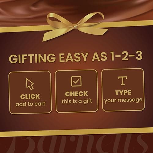 5 Valentines Chocolate Biscotti Gift Box, Gourmet Cookie Gift Basket for Food Delivery, Fancy Cookies Gift Ideas for Women, Men, Wife Girlfriend