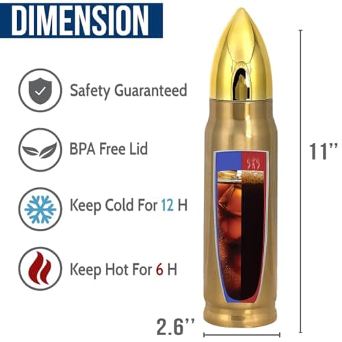 Gifts for Dad – Fathers Day, Birthday Gift, Best Dad Ever Gift for Fathers Day, 17oz American Flag Tumbler, Thoughtful Present from Daughter, Son, for Husband from Wife