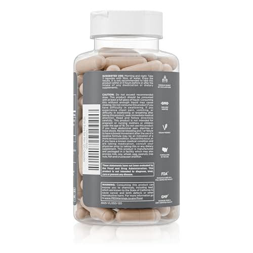 Pure for Men Pure for Men Original Vegan Cleanliness Stay Ready Fiber Supplement | Helps Promote Digestive Regularity | Psyllium Husk, Aloe Vera, Chia Seeds, Flaxseeds | Proprietary Formula | 120 Vegan Capsules