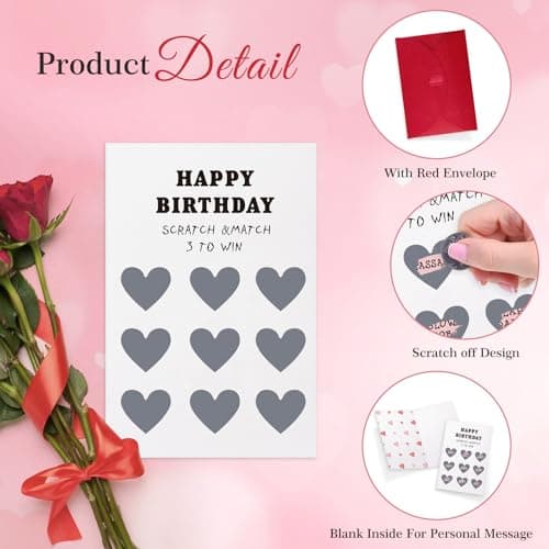 WhatSign Funny Birthday Card for Boyfriend - Husband Scratch off Birthday Card with Envelope- Hilarious and Interactive Gift for Men Women Her Him Husband Boyfriend