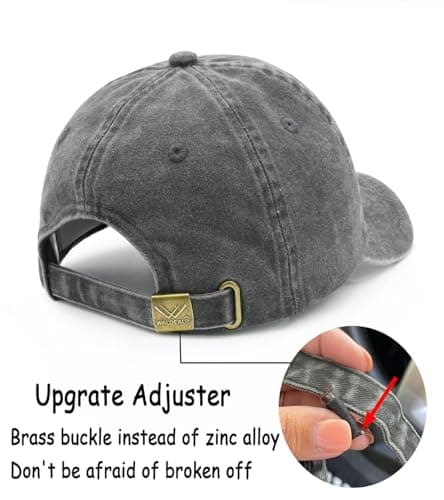 Waldeal Women's Embroidered Baseball Cap Boy Mama Mom Gift Vintage Distressed Dad Hat