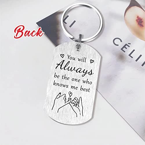 to My Bestie Gifts for Her - Bestie Birthday Friends Friendship Engraved Keychain Gifts