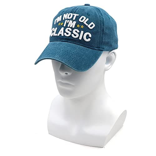 Funny Retirement or Birthday Gifts Hats for Men Women,I'm Not Old Classic Baseball Cap Gag Gifts for Dad Grandpa Old Man