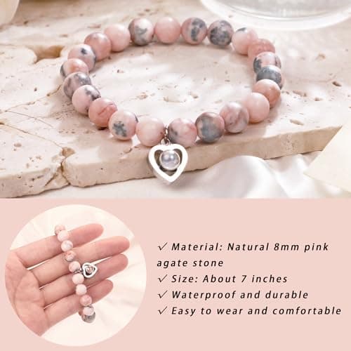 Sereney New Mom Christmas Gifts for Mom to Be, Cross Bracelet as Religious Gift Granddaughter Daughter Gifts for Teen Girls, Inspirational Bracelets as Girlfriend Gift for Women