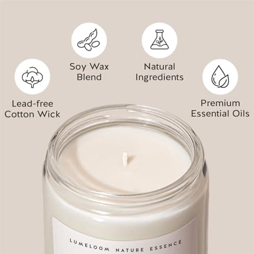 Thank You Gifts for Women, Men - 9oz Lavender Scented Soy Wax Candle - Thank You Candle, Hostess, Appreciation Gifts for Women, Teacher, Coworkers, Friend, Nurse, Boss, Christmas